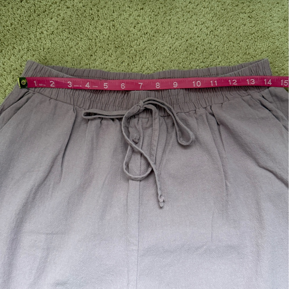 SHEIN Mauve Textured Pants - Picture 4 of 9